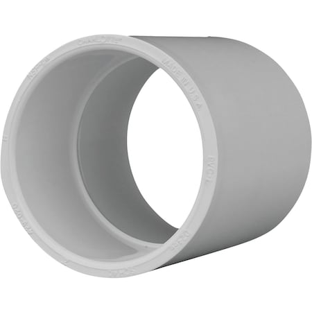 Charlotte Pipe And Foundry 2 In. Sch. 40 PVC Coupling PVC 02100  1600HA
